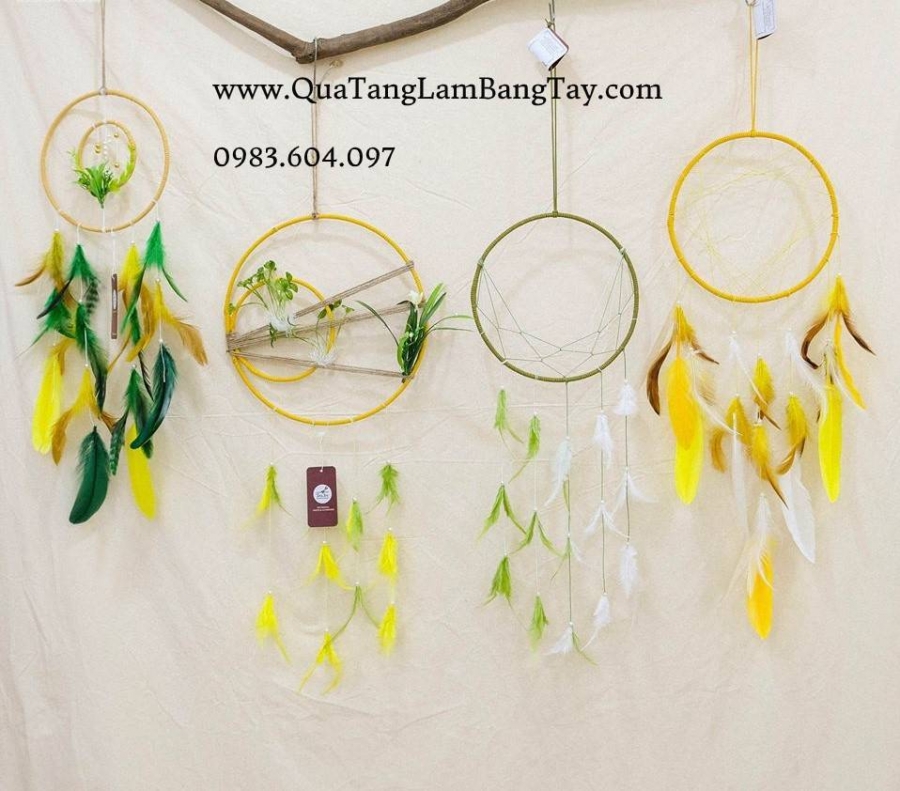 bộ nguyên liệu làm dreamcatcher